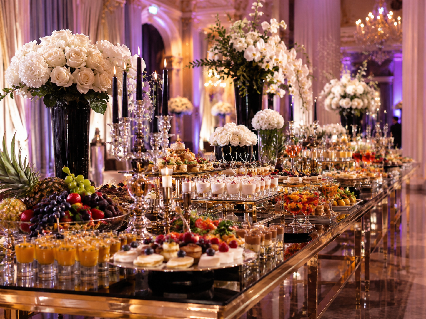 Buffet cacher haut de gamme préparé par Avi Dan Traiteur